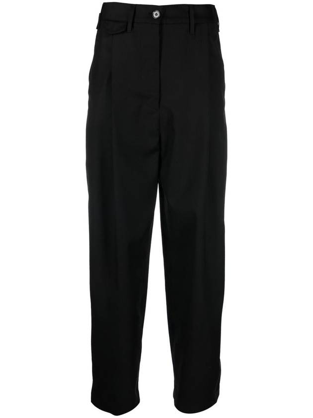 Tailored high waist pants black - TOTEME - BALAAN 2