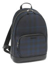 Rocco Check Print Backpack Navy - BURBERRY - BALAAN 2