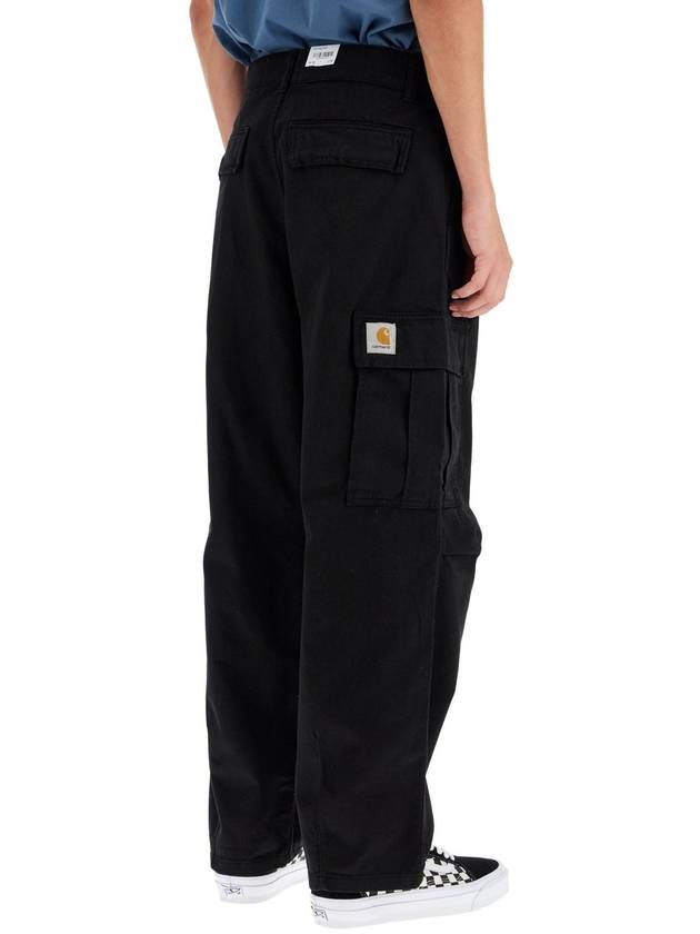 Cole Cargo Wide Pants Black - CARHARTT WIP - BALAAN 4