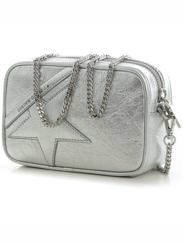 Star Metallic Mini Cross Bag Argento Silver - GOLDEN GOOSE - BALAAN 4