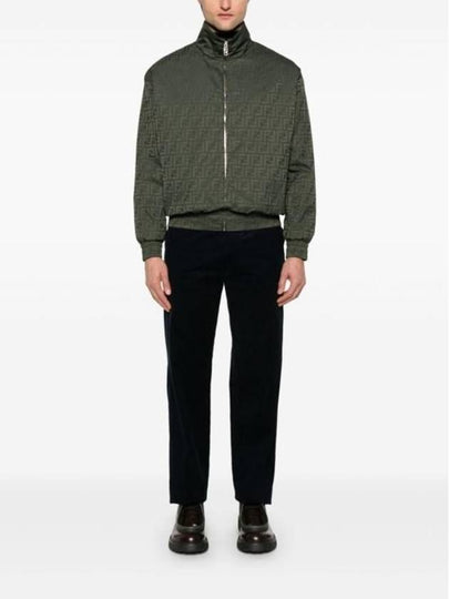 FF Nylon Bomber Jacket Green - FENDI - BALAAN 2