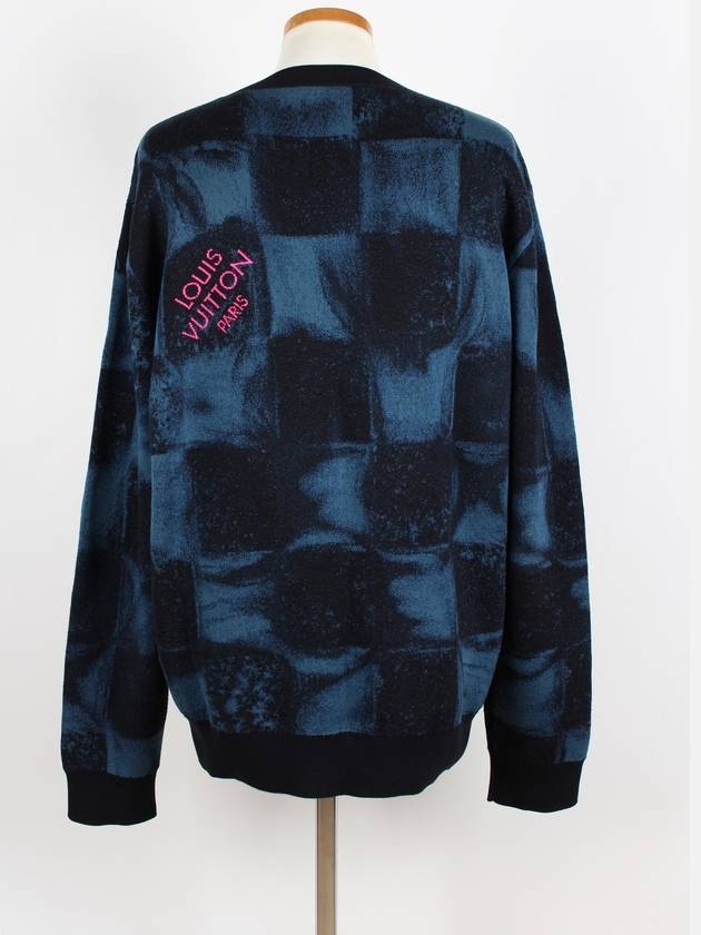 Damier jacquard crew neck - LOUIS VUITTON - BALAAN 4