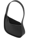 Half Moon Leather Shoulder Bag Black - THE ROW - BALAAN 5