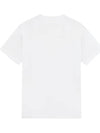 Logo Patch Short Sleeves T-Shirt White - STONE ISLAND - BALAAN 4