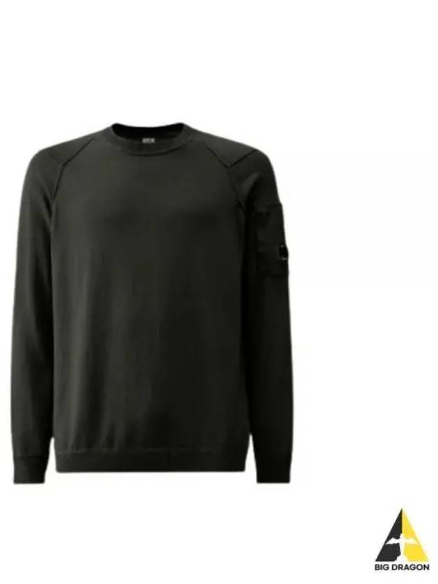 Sea Island Lens Knit Top Black - CP COMPANY - BALAAN 2