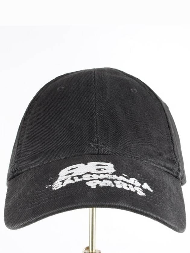 Washed Draw Icon Ball Cap M 57 - BALENCIAGA - BALAAN 3