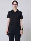 Collar Polo Shirt Black - ATHPLATFORM - BALAAN 2