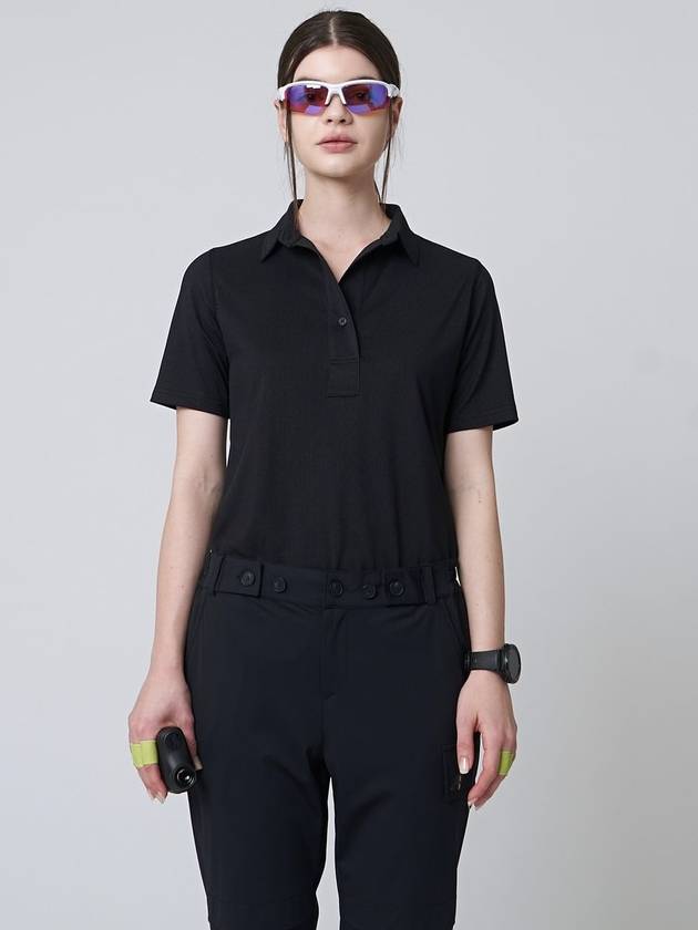 AW41TH09 Shirt collar top_black - ATHPLATFORM - BALAAN 2