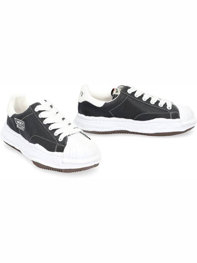 Maison Mihara Yasuhiro Blakey Leather Low-Top Sneakers - MAISON MIHARA YASUHIRO - BALAAN 3