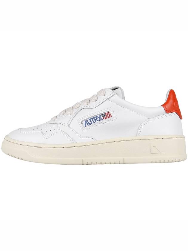 Medalist Orange Tab Low Top Sneakers White - AUTRY - BALAAN 4