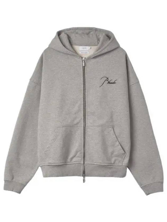 zip up hood heather gray - RHUDE - BALAAN 1