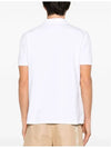 Fox Head Patch Cotton Polo Shirt White - MAISON KITSUNE - BALAAN 5