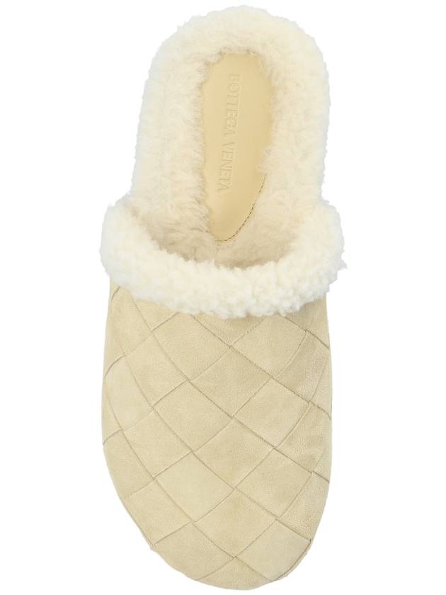 Bottega Veneta Slides Reggie, Women's, Cream - BOTTEGA VENETA - BALAAN 6