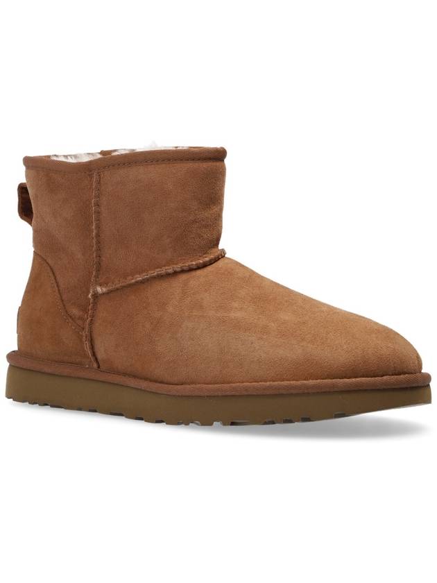 UGG 'W Classic Mini II'  Suede Snow Boots, Women's, Brown - UGG - BALAAN 4