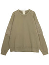 Multi-pocket Snap Crew Neck Sweatshirt Green - TEN C - BALAAN 2