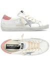 Superstar Pink Tab Leather Low Top Sneakers White - GOLDEN GOOSE - BALAAN 2