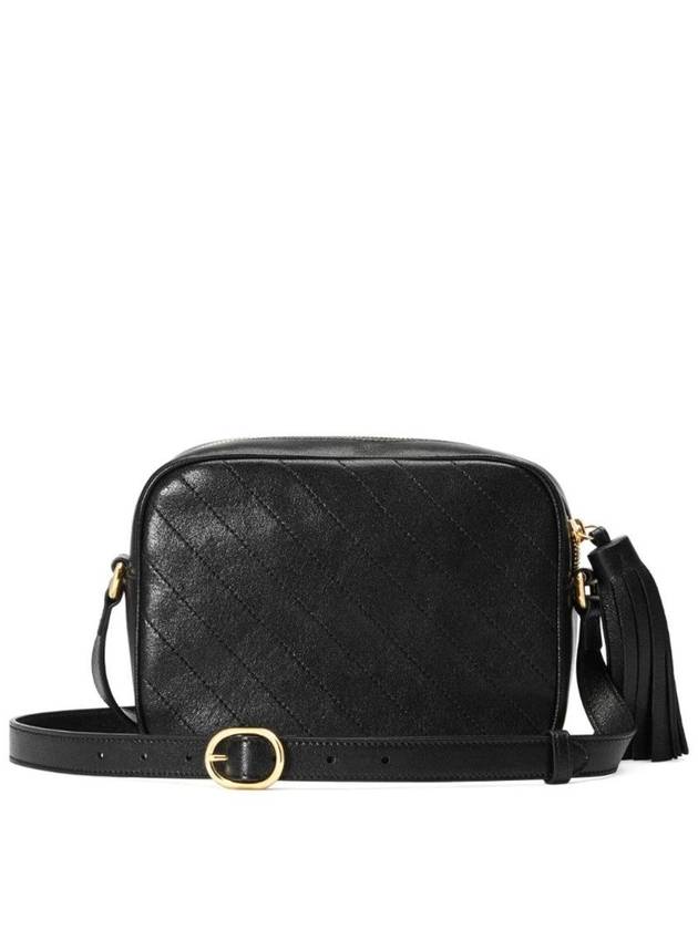 Blondie Small Leather Shoulder Bag Black - GUCCI - BALAAN 3