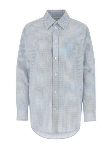 Shirt 792709V3ZB0 4026 BLUE - BOTTEGA VENETA - BALAAN 1