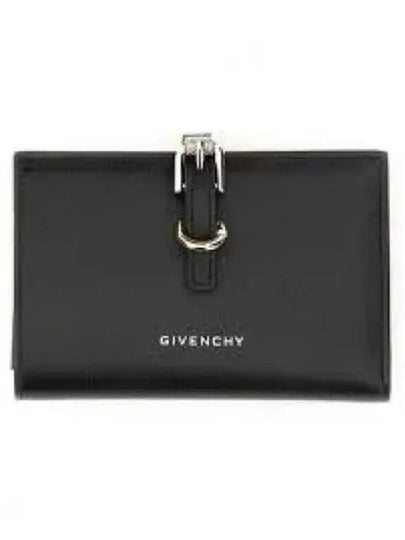 Voyou Leather Half Wallet Black - GIVENCHY - BALAAN 2