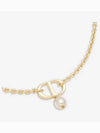 Petit CD Pearl Necklace Gold - DIOR - BALAAN 2