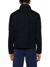 50 Fili Gum Mixed Hooded Jacket Navy - CP COMPANY - BALAAN 5