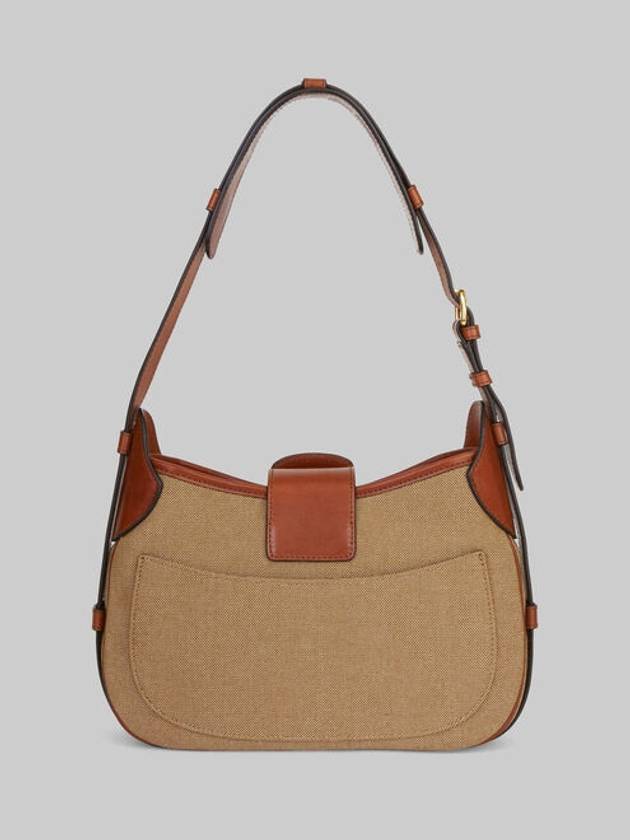 Pegasus Buckle Shoulder Bag Beige - ETRO - BALAAN 3