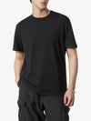 Embroidered Logo Crew Neck Short Sleeve T-Shirt Black - GOLDEN GOOSE - BALAAN 2