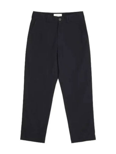 Bill Narrow Leg Cotton Pants Darkest Navy - STUDIO NICHOLSON - BALAAN 1