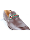 Horsebit Web Leather Loafer 8 270 - GUCCI - BALAAN 7