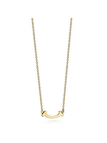 Smile Pendant Necklace Gold - TIFFANY & CO. - BALAAN 1