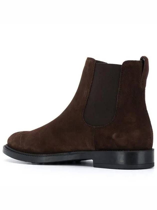 Suede Chelsea Boots Brown - TOD'S - BALAAN.