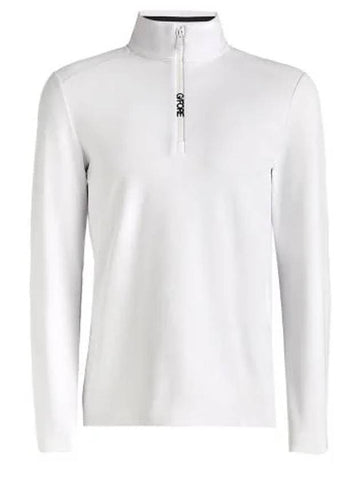 Brushed Back Tech Quarter Zip Long Sleeve T-Shirt White - G/FORE - BALAAN 1