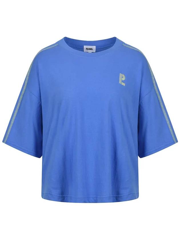 LOGO JERSEY T-SHIRT MW3ME128BLU - P_LABEL - BALAAN 11