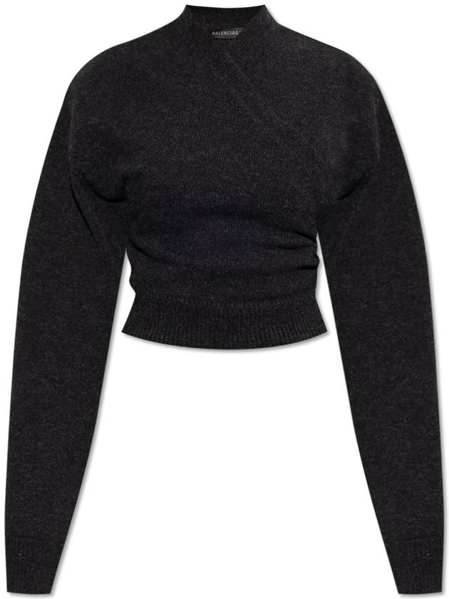 Balenciaga Wool Sweater, Women's, Grey - BALENCIAGA - BALAAN 1