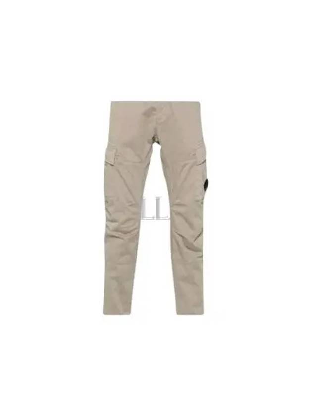 Stretch Sateen Ergonomic Lens Double Cargo Straight Pants Beige - CP COMPANY - BALAAN 2