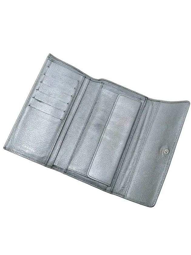 silver long wallet - CHANEL - BALAAN 4