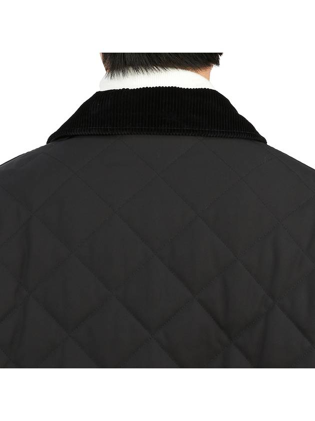 Quilted Thermoregulated Barn Jacket Black - BURBERRY - BALAAN 11