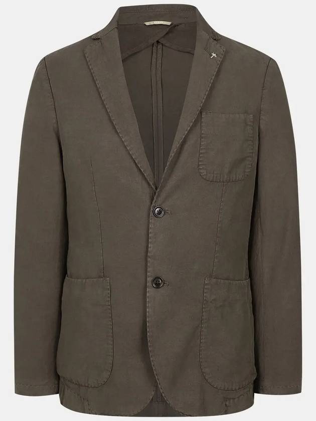 Men's Linen Blend Jacket MMJAN5T78 450 - AT.P.CO - BALAAN 9