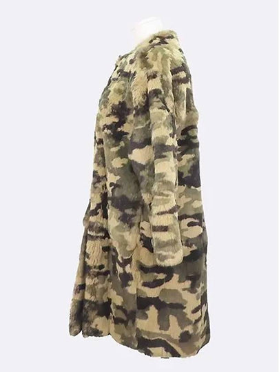 1541MDC18 Camo Pattern Fur Half Women s Jacket - MSGM - BALAAN 2