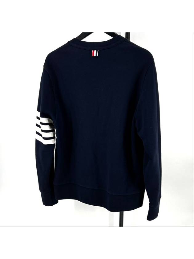 Cotton diagonal armband cardigan navy size 4 - THOM BROWNE - BALAAN 2