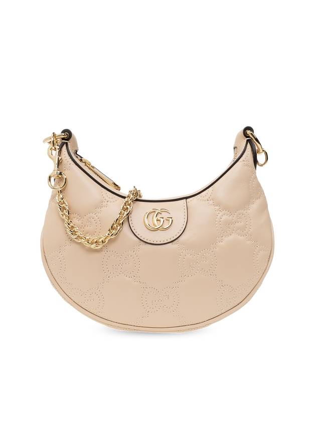 GG Matelassé Leather Mini Shoulder Bag Beige - GUCCI - BALAAN 1