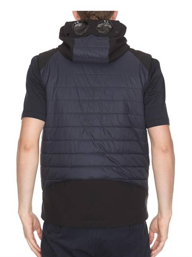 GoGGle Hooded Padded Vest Navy - CP COMPANY - BALAAN 6