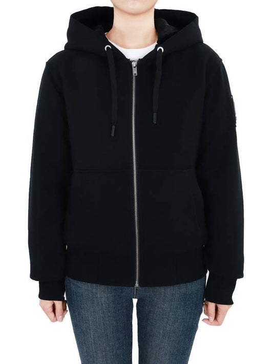 Classic Bunny 2 Zip Up Hoodie Black Lining Black - MOOSE KNUCKLES - BALAAN 2