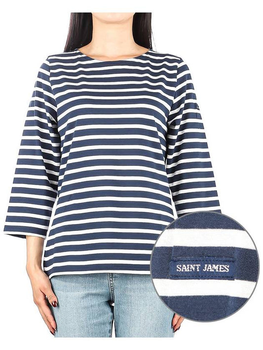 Galathee Striped Sailor Long Sleeve T-Shirt Marine Neju - SAINT JAMES - BALAAN 2