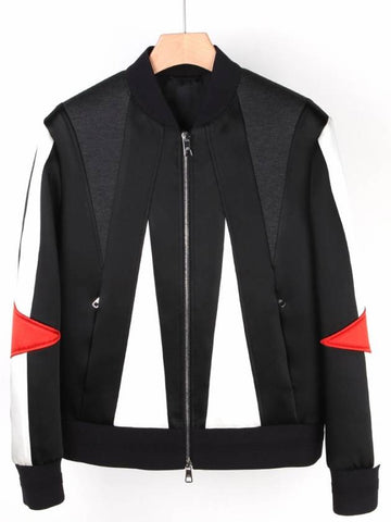 Neoprene multishape bomber black PBSP240C - NEIL BARRETT - BALAAN 1