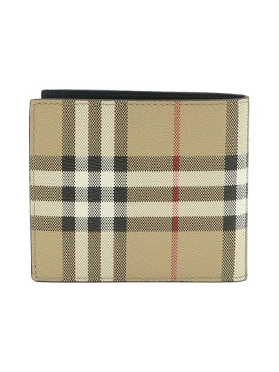 Archive Beige Vintage Check Bifold Half Wallet 80698111 - BURBERRY - BALAAN 2