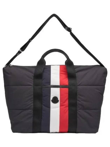 Logo Patch Duffel Tote Bag Black - MONCLER - BALAAN 1