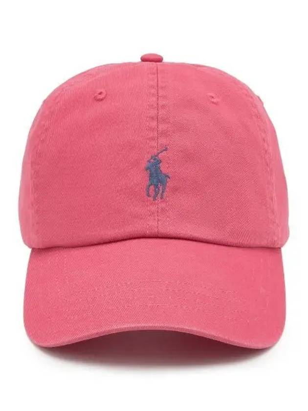 Cotton Chino Baseball Cap Berry - POLO RALPH LAUREN - BALAAN 1