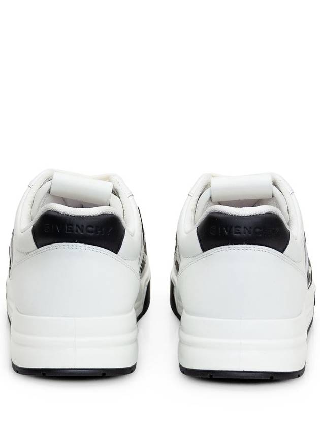 G4 Logo Calfskin Low-Top Sneakers Black White - GIVENCHY - BALAAN 4