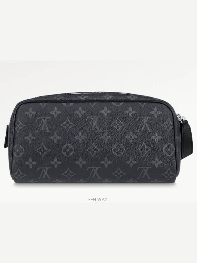 Dopp Kit Monogram Eclipse Pouch Bag Black - LOUIS VUITTON - BALAAN 5